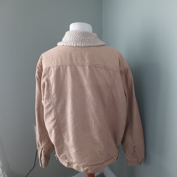 Levi's Corduroy Sherpa Lined Trucker Coat L Large - Picture 5 of 8